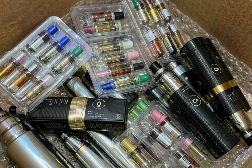 Checklist for Nicotine products in Glasgow — container load