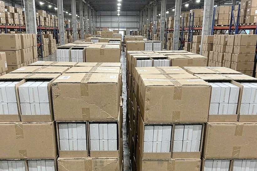 How to Store Nicotine bundles — container load